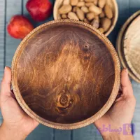 بشقاب چوبی کد 40091