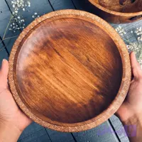 بشقاب چوبی پذیرایی کد 40087