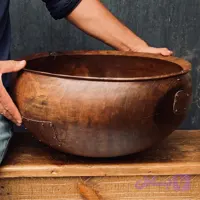 کاسه چوبی مدل پیندار کد 0554