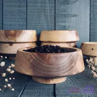 کاسه چوبی آجیل خوری کد 424