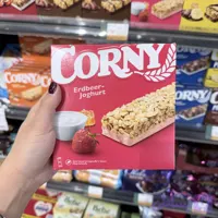 غلات بار (کورنی) ماست توت فرنگی و عسل 6 عدد 25 گرم CORNY Erdbeer-Joghurt