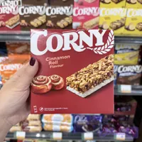 غلات بار (کورنی) طعم رول دارچین 6 عدد 23 گرم CORNY Cinnamon Roll Flavour