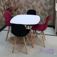 میز و صندلی ناهارخوری چهار نفره اریا لمسه