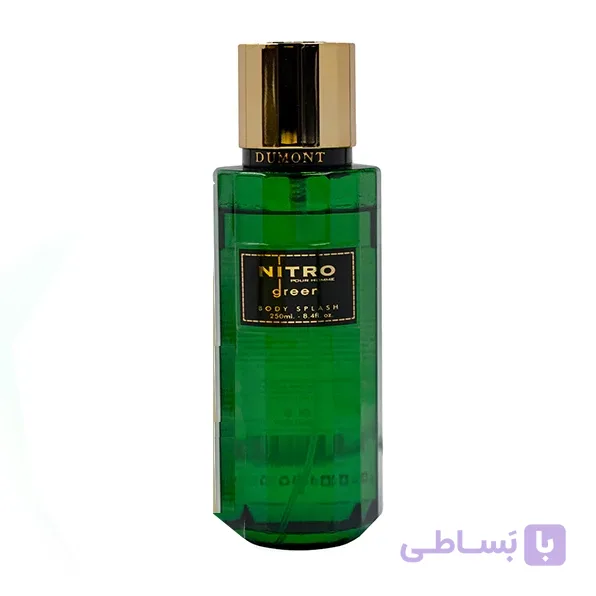 بادی اسپلش دمونت پاریس مدل نیترو گرین NITRO green حجم 250 میلی لیتر
