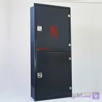 جعبه آتش نشانی عمودی دو طبقه دودی بهسازان