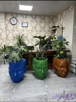 گلدان بتنی
