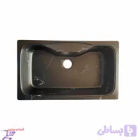 سینک ظرفشویی گرانیتی تک لگن وانی بزرگ مشکی رگه سفید | برند ماک
