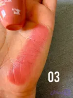 رژگونه و رژ مایع طرح گربه‌ای کد 3