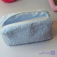کیف لوازم آرایش تدی رنگ آبی
