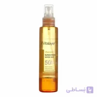 اسپری ضد آفتاب دو فاز ویتالیر با SPF50 دارای ویتامین سی حجم 150 میلی لیتر