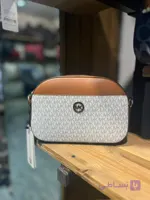 کیف برند مایکل کورس چرم قهوه ای زنانه