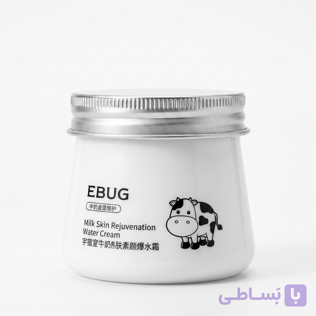 کرم شیر گاو ایبگ (EBUG) مدل Milk Skin Rejuvenation – آبرسان و روشن‌کننده حجم 80 گرم