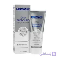 خمیر دندان میسویک MISSWAKE مدل دیلی بلیچینگ حجم 75 ML