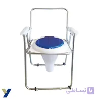 توالت فرنگی تاشو فلزی فراز مدل مبله کد YRK-100100