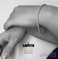 دستبند نقره زنانه مدل تنیس کد D093