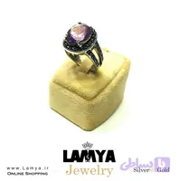 انگشتر نقره زنانه مدل کهکشان کد A035