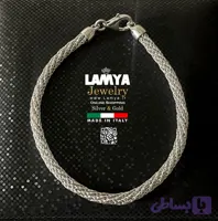 دستبند نقره ایتالیایی مدل جویا کد D122 | گالری نقره لمیا