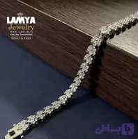 دستبند نقره زنانه مدل لاله کد D0102