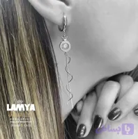 گوشواره نقره مدل دایره کوچک کد E018