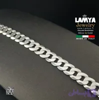 دستبند نقره ایتالیا کارتیه تخت F-5m کد D075