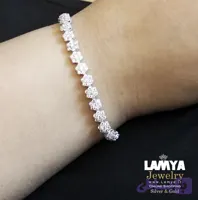 دستبند نقره زنانه مدل آنیتا کد D060
