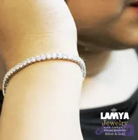 دستبند نقره زنانه مدل لوسیا کد D059