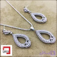 نيم ست نقره مدل هانا کدN013