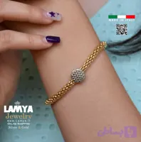 دستبند نقره زنانه ایتالیایی الیسا کد D118