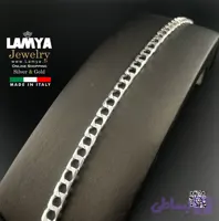 دستبند نقره مردانه مدل کارتیه ژاپنی کدD041