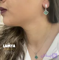 سرویس زنانه مدل ون کلیف سبز کد ST019