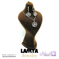 نيم ست نقره مدل یوآ کد N072
