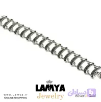 دستبند نقره زنانه مدل واویسا کد D043