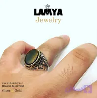 انگشتر نقره کلاسیک مدل کاپلان کدA027