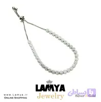 دستبند نقره زنانه مدل دلانا کد D047