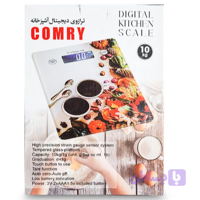 ترازو دیجیتال آشپزخانه کمری 10 کیلوگرم لمسی طرح دار