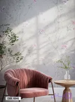 کاغذ دیواری گلدار کد 10046