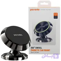 هولدر مگنتی چرخشی 360 Swivel Magnetic Car Mount Porodo Glow in the Dark