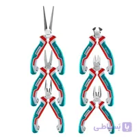 ست 6 پارچه انبر الکترونیکی توتال مدل THT1K0511