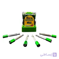 سر پیچ گوشتی 4 سو مغناطیسی اکو مدل (+)ESB-65