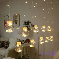 ریسه پرده ای گوی ۳متری ۱۲ آویز آفتابی