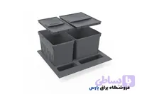 سطل 2 قلو حجم 35 لیتر ملونی