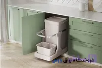 سطل 1 قلو زیر سینک ملونی