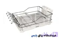 جا ظرفی رومیزی یک طبقه پلاتین