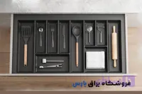 جای قاشق و چنگال داخل کشو ملونی