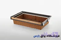 سبد حصیری با فـرانت چـوب یونی‌هوپر