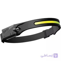 چراغ پیشانی‌ و هدلایت تک‌ لاین شارژی سنسور دار مدل W689-1