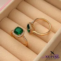 انگشتر نگین زمردی ژوپینگ