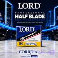 نیم تیغ اصلاح لرد(ساخت مصر، اصلی، بیمه ارسال، 1 بسته 100 عددی - Lord Half Blade Razor )