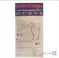 دستکش جراحی کم پودر یونیکر Unikcare (قیمت هر جفت)