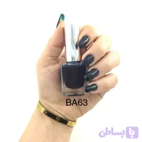 لاک بارین سبزآبی تیره براق کدBA63